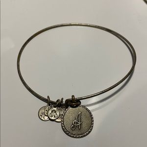 Alex and Ani “A” Charm Bracelet